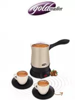 Goldmaster GM7381- Pleasant Chat- Espresso Apparaat-5 kops-850W-Rose goud