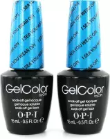 O.P.I GelColor Nail Polish - I Sea You Wear OPI (2 pieces)