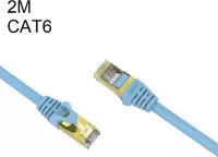 Orico RJ45 Gigabit Ethernet netwerkkabel  CAT 6 - 2M - Blauw