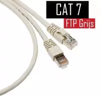 Internetkabel 2 meter - CAT7 FTP kabel RJ45 - Grijs