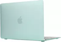 Apple MacBook 12 (2015-2017) Case - Mobigear - Matte Serie - Hardcover - Mint - Apple MacBook 12 (2015-2017) Cover