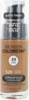 Revlon Colorstay Matte Finish Foundation - 520 Cocoa (Combination/Oily Skin)