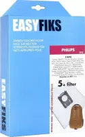 Philips S Bag Stofzak - Stofzuigerzakken - EasyFiks - 8 Stuks + 1 Filter