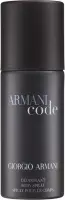 Giorgio Armani Deodorant Giorgio Armani Black Code For Men Deodorant Spray
