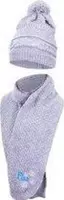 Frozen - Muts met sjaal - Grijs - Maat 54 - 7/8 jaar