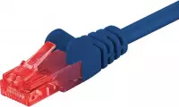 CAT6 UTP patchkabel / internetkabel 0,25 meter blauw - CCA - netwerkkabel