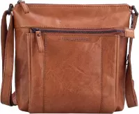 Spikes & Sparrow Crossbodytas Bronco Leer - cognac