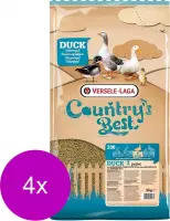 Versele-Laga Country`s Best Duck 3 Pellet 2mm Watervogel - Pluimveevoer - 4 x 5 kg Van 13 Weken