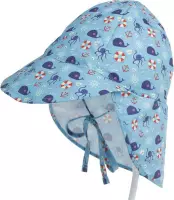 JillyBee - Pet - Zomer - Nekbescherming - Zwempet - Verstelbaar - Anker - Redding - Walvis - Blauw