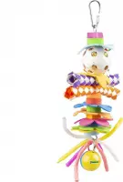 Duvo+ Kleurrijke hanger met plastieke speeltjes Meerkleurig S: 22x14x5,5CM