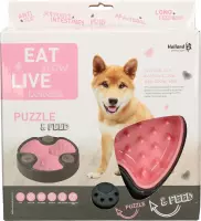 Eat slow live longer Puzzel Pink