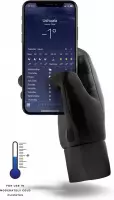 Mujjo Unisex Touchscreen handschoenen - Geïsoleerd - Zwart - Maat L