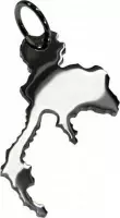 Zilveren Landkaart Thailand ketting hanger