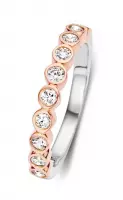 Velini jewels -R6251R-62 -Ring -925 Zilver rosé -Cubic Zirkonia