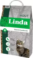 Linda hout kattenbakkorrel 8ltr.
