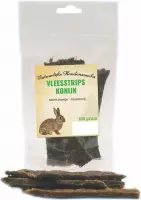 Vleesstrips Konijn 100gr - Hondensnack - Hypoallergeen - Kauwsnack