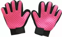 Borstel handschoen - Huisdieren - Roze - Links en Rechts