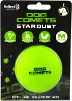 Dog comets ball stardust groen M