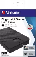 Verbatim Fingerprint Secure draagbare harde schijf 2 TB
