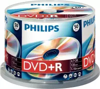 Philips DR4S6B50F - DVD+R - 4,7GB - Speed 16x - Spindle - 50 stuks