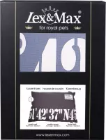 Lex & Max 51-42 - Losse hoes voor hondenkussen - Rechthoek - Faded Blue - 100x70cm