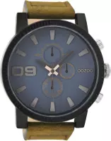 OOZOO Timepieces Blauw horloge  (50 mm) - Groen
