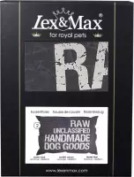 Lex & Max Raw Unclassified - Losse hoes voor hondenkussen - Rechthoek - Antraciet - 120x80cm