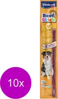 Vitakraft Beefstick Hond - Hondensnacks - 10 x Kalkoen&Rund