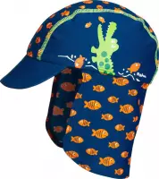 Playshoes UV zonnepet Kinderen Krokodil - Blauw - Maat 53cm