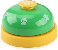 HMerch™ Hondenbel speeltje voor je hond - Bel voor honden training - Hondentraining - Groen Geel