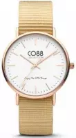 CO88 Collection 8CW-10021 - Horloge - Nato Nylon - zandkleurig - 36 mm