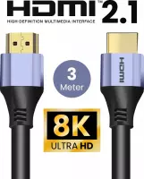 HDMI 2.1 Ultra High Speed Kabel – Gold Plated – 3 Meter
