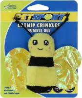Catnip Crinkles - Bumble Bee Speelgoed voor katten - Kattenspeelgoed - Kattenspeeltjes