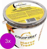 Equifirst Horse Treats Vanilla - Paardensnack - 3 x 1.5 kg