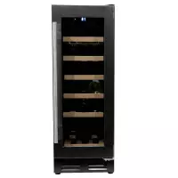Vinata Wijnklimaatkast Premium met RVS glazen deur - 18 Flessen