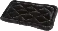 Maelson Soft Kennel Deluxe Cushion - Luxe en zacht kussen voor in bench - Comfortabel met wasbare buitenhoes - Zwart - XXS / XS / S / M / L / XL / XXL - Maat 72 S