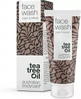 Australian Bodycare Face Wash 100ml - Eenvoudige gezichtsreinigingszeep, perfect tegen pukkels, jeugdpuistjes & mee–eters gebaseerd op Tea Tree Olie - Voor de verzorging van de acne-gevoelige
