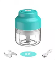 Oplaadbare blender to go - USB Mini Blender - Hakmolen - Chopper- Hakmolen Electrisch - Blender Smoothie - Mini Blender voor onderweg - Blauw