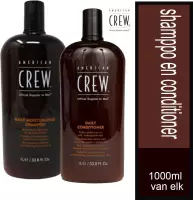 American Crew daily moisturizing conditioner 1000ml en  American Crew daily  Shampoo 1000ml