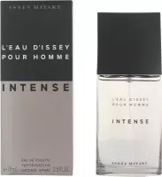 MULTI BUNDEL 2 stuks L'EAU D'ISSEY HOMME INTENSE eau de toilette spray 75 ml