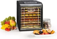 Fruit Jerky Plus 6 droogautomaat 6 opslagvakken blik 420-500W zwart