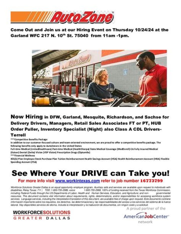 AutoZone Hiring: Everything You Need to Know About Job Opportunities at AutoZone