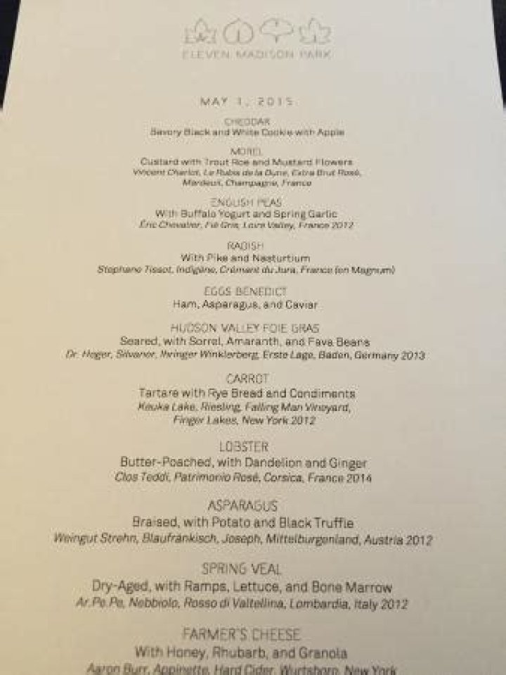 Exploring the Exquisite Eleven Madison Park Menu: A Culinary Delight